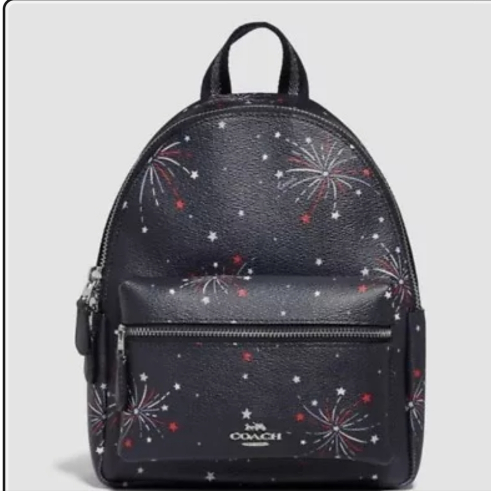 Coach Fireworks Print Mini Backpack
